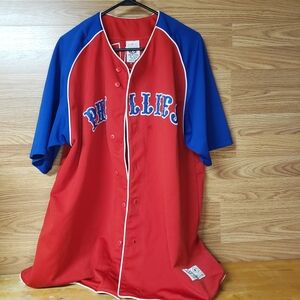 Red and Blue Phillies Jersey
